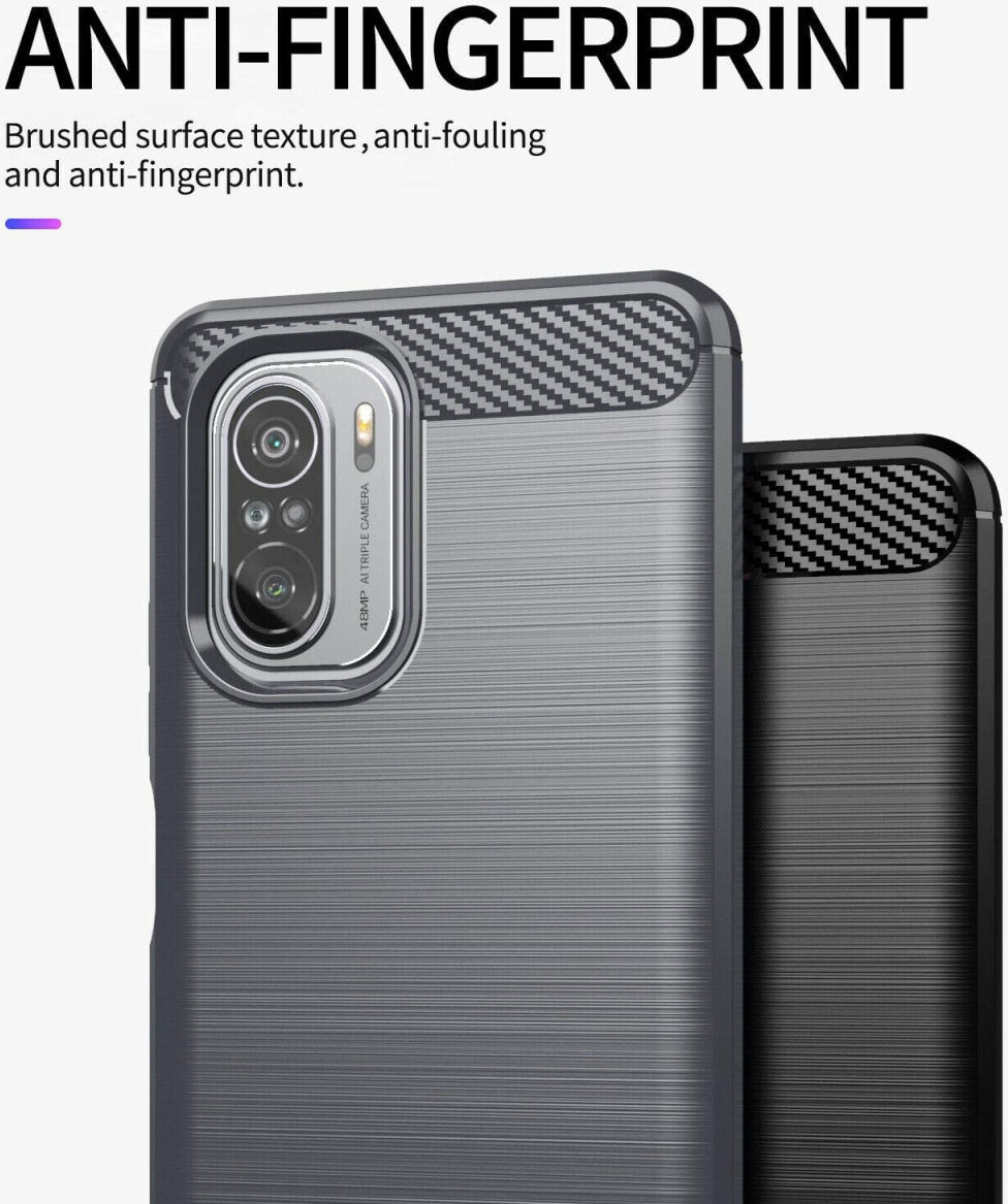 Xiaomi Poco F3 / Mi 11i Hoesje Geborsteld TPU Back Cover Blauw afbeelding 7