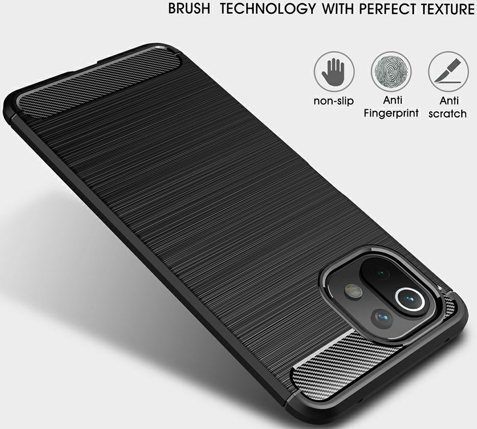 Xiaomi Mi 11 Lite 4G / 5G Hoesje Geborsteld TPU Back Cover Blauw afbeelding 7