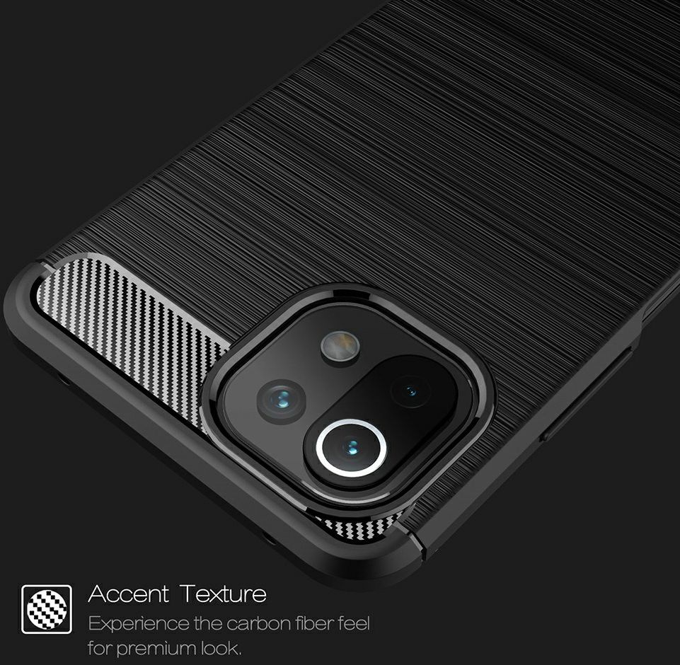 Xiaomi Mi 11 Lite 4G / 5G Hoesje Geborsteld TPU Back Cover Blauw afbeelding 8