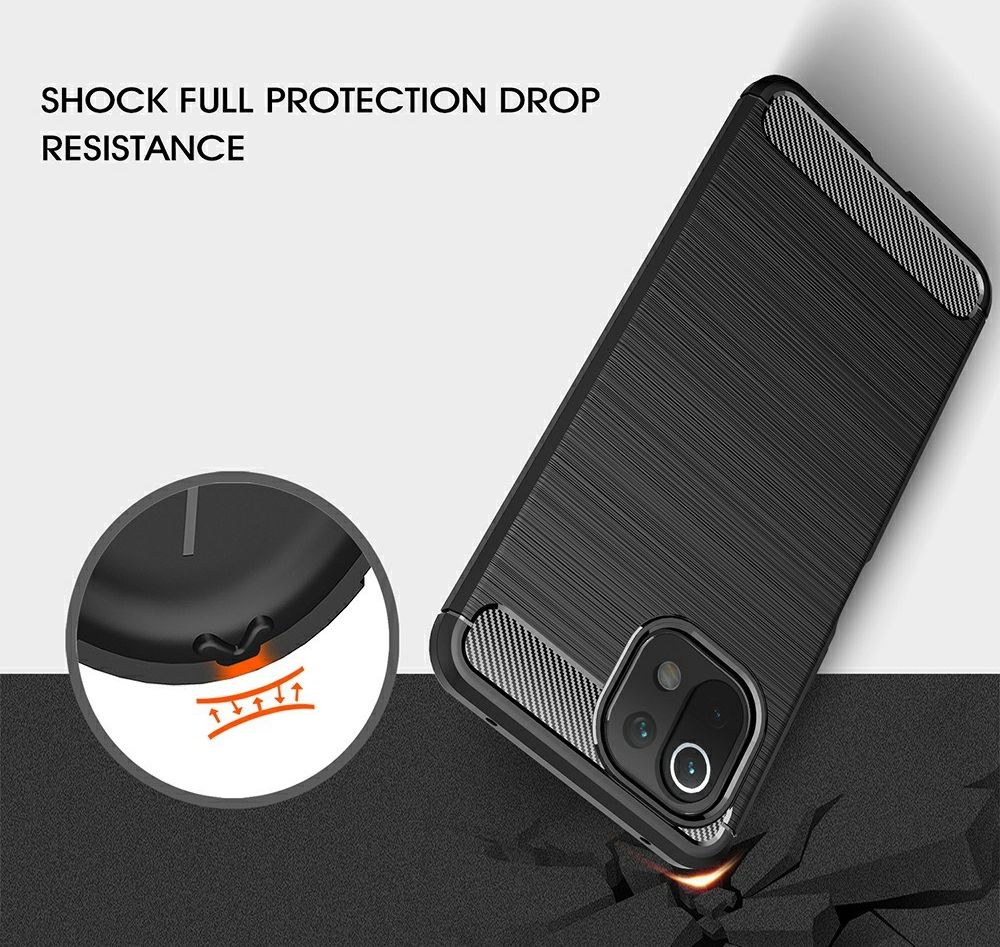 Xiaomi Mi 11 Lite 4G / 5G Hoesje Geborsteld TPU Back Cover Blauw afbeelding 10