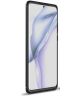 Huawei P50 Pro Hoesje Geborsteld TPU Flexibele Back Cover Zwart