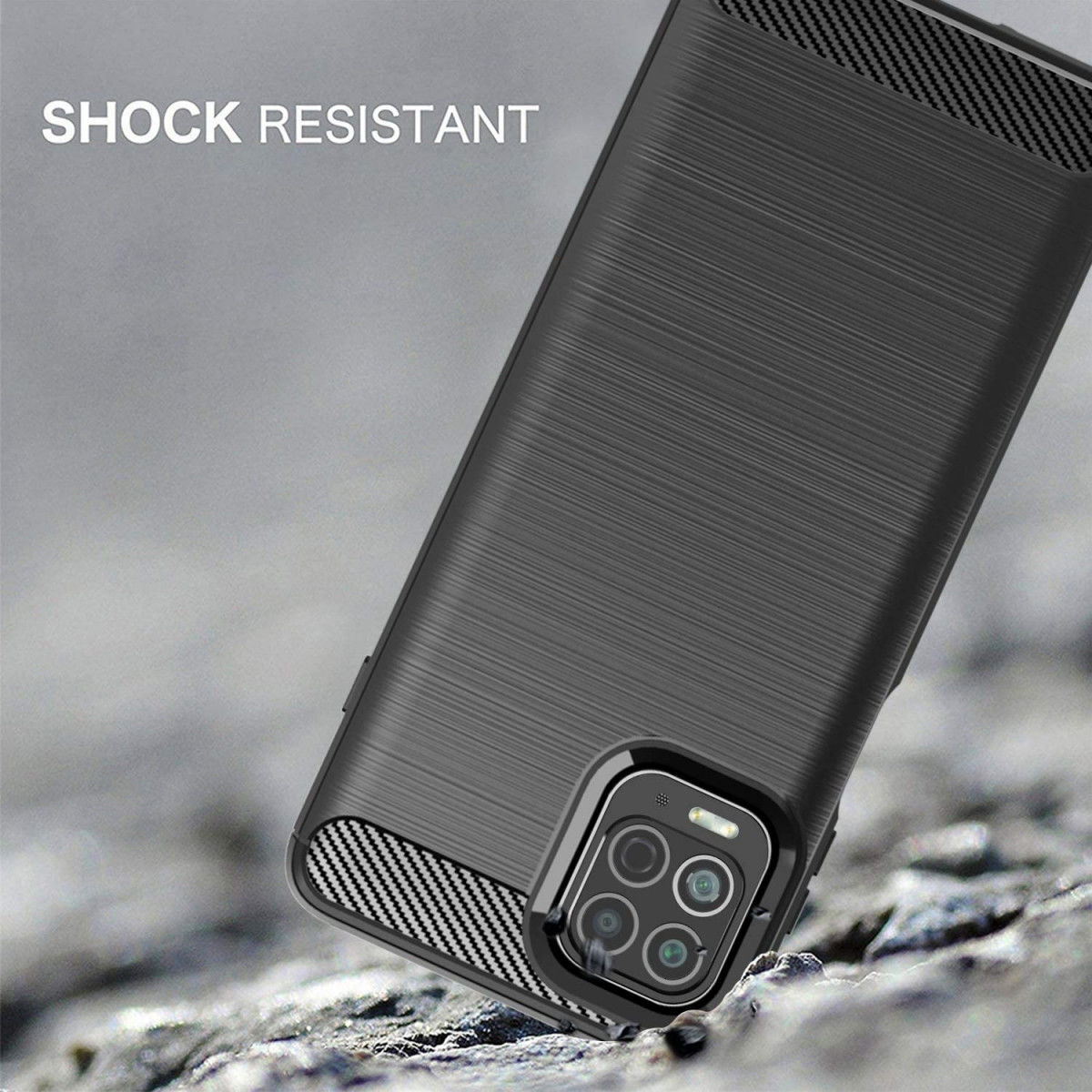 Motorola Moto G100 Hoesje Geborsteld TPU Flexibele Back Cover Zwart afbeelding 7