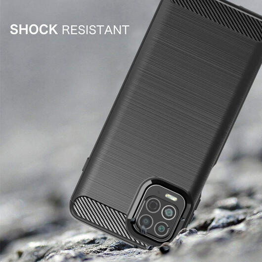 Motorola Moto G100 Hoesje Geborsteld TPU Flexibele Back Cover Zwart afbeelding 7