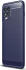 Motorola Moto G100 Hoesje Geborsteld TPU Flexibele Back Cover Blauw afbeelding 1