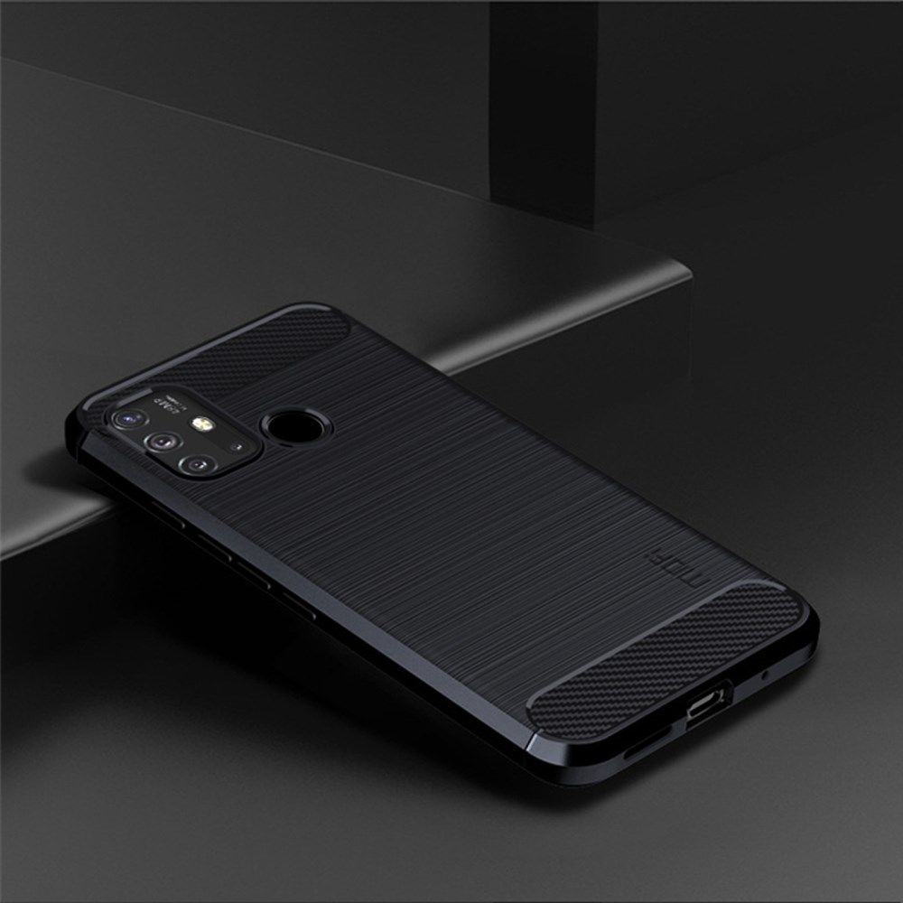 Motorola Moto G10 / G20 / G30 Hoesje Geborsteld TPU Back Cover Blauw afbeelding 9