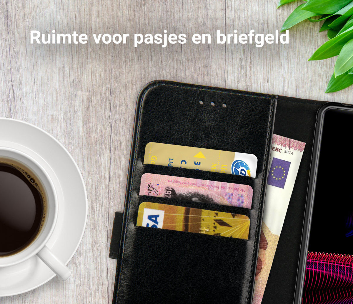 Rosso Element Sony Xperia 1 III Hoesje Book Cover Zwart afbeelding 5