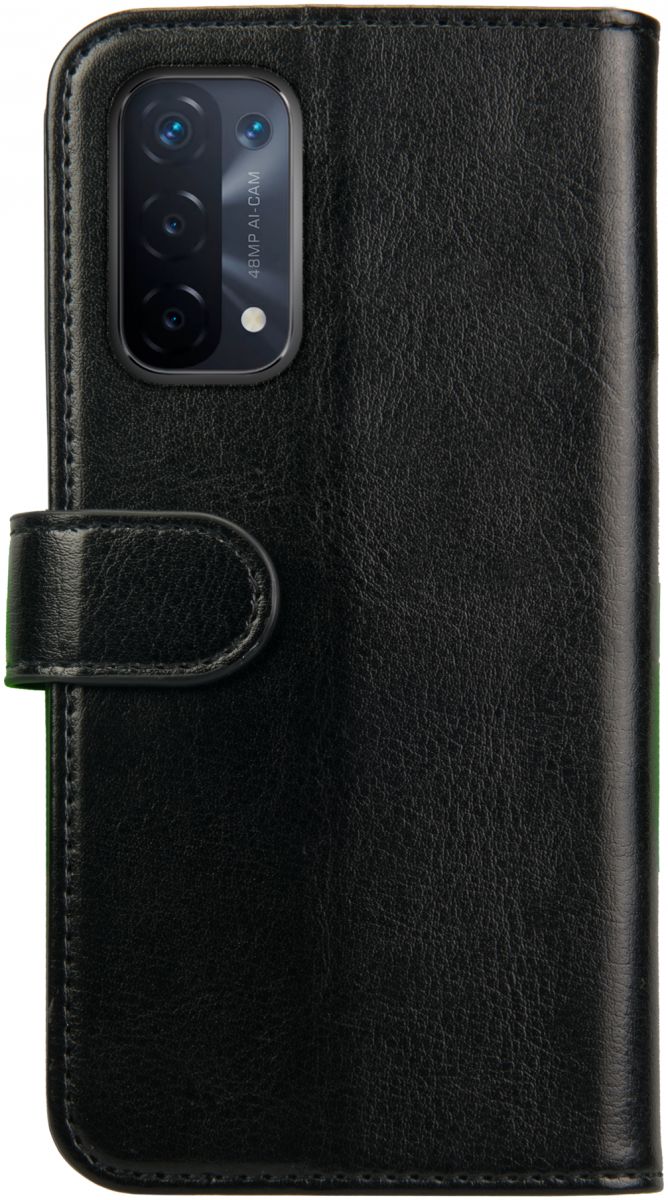 Rosso Element Oppo A54 Hoesje Book Cover Wallet Zwart afbeelding 2
