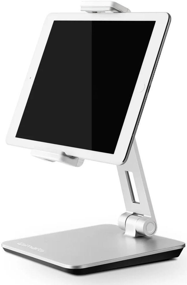 4smarts ErgoFix Universele Bureauhouder voor Smartphone/Tablet Zilver afbeelding 1