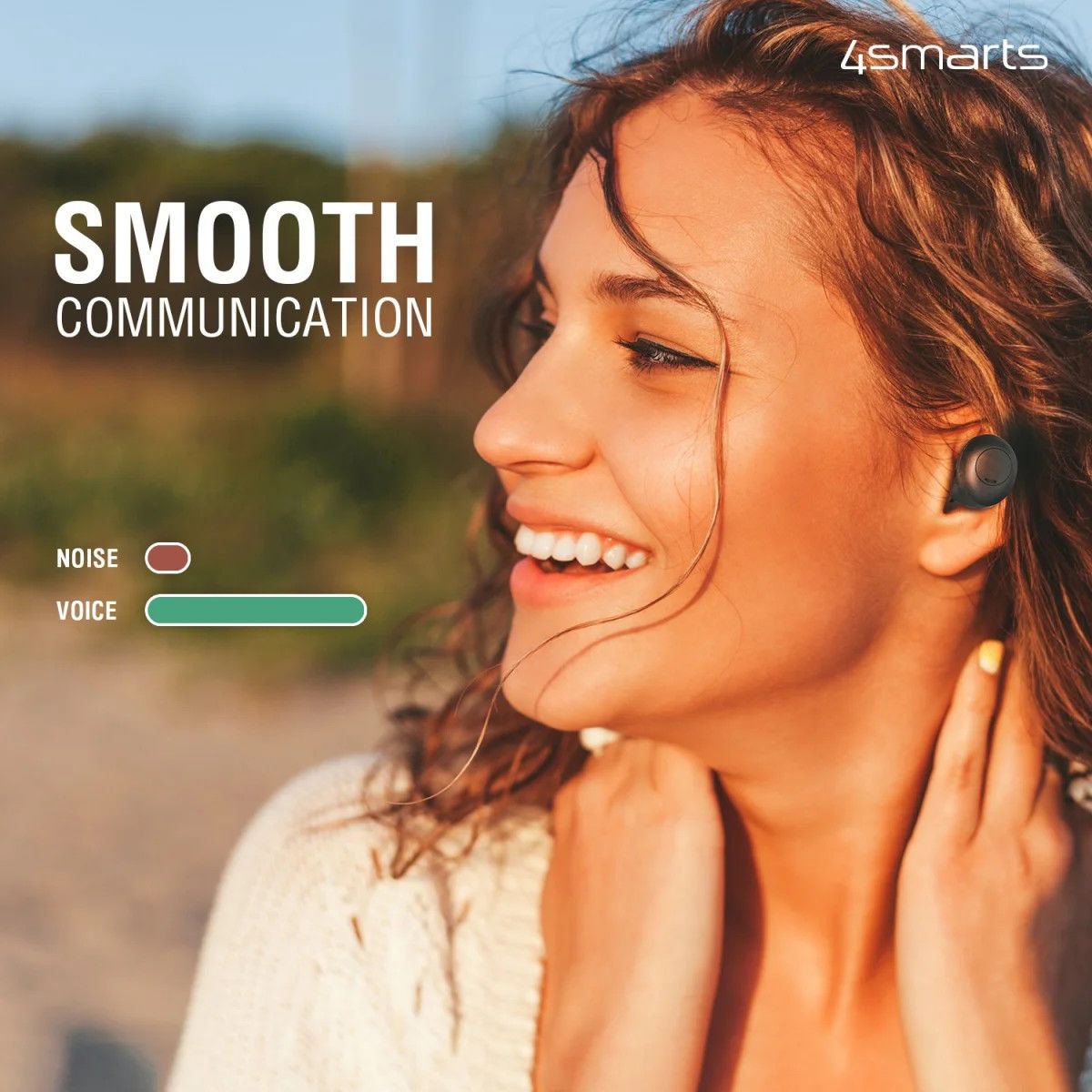 4smarts Eara Core Volledig Draadloze Bluetooth Oordopjes Wit afbeelding 8