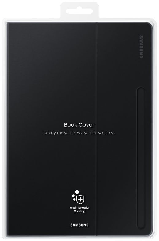 Originele Samsung Galaxy Tab S8+ / S7+ / S7 FE Hoes Book Cover Zwart afbeelding 10