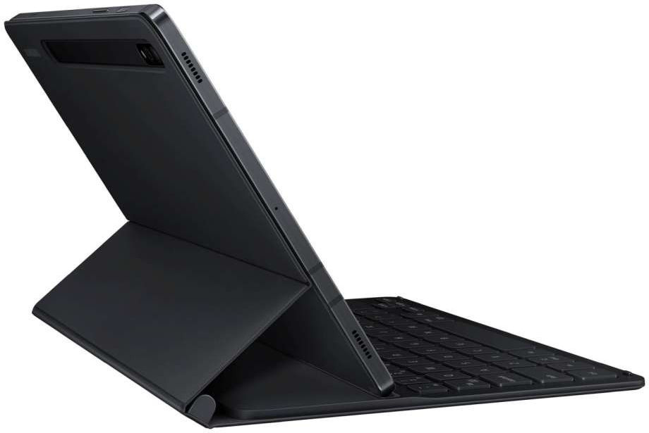 Originele Samsung Galaxy Tab S8 / S7 Hoes met Toetsenbord Zwart afbeelding 4