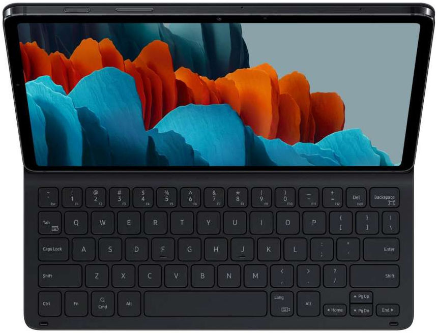 Originele Samsung Galaxy Tab S8 / S7 Hoes met Toetsenbord Zwart afbeelding 6