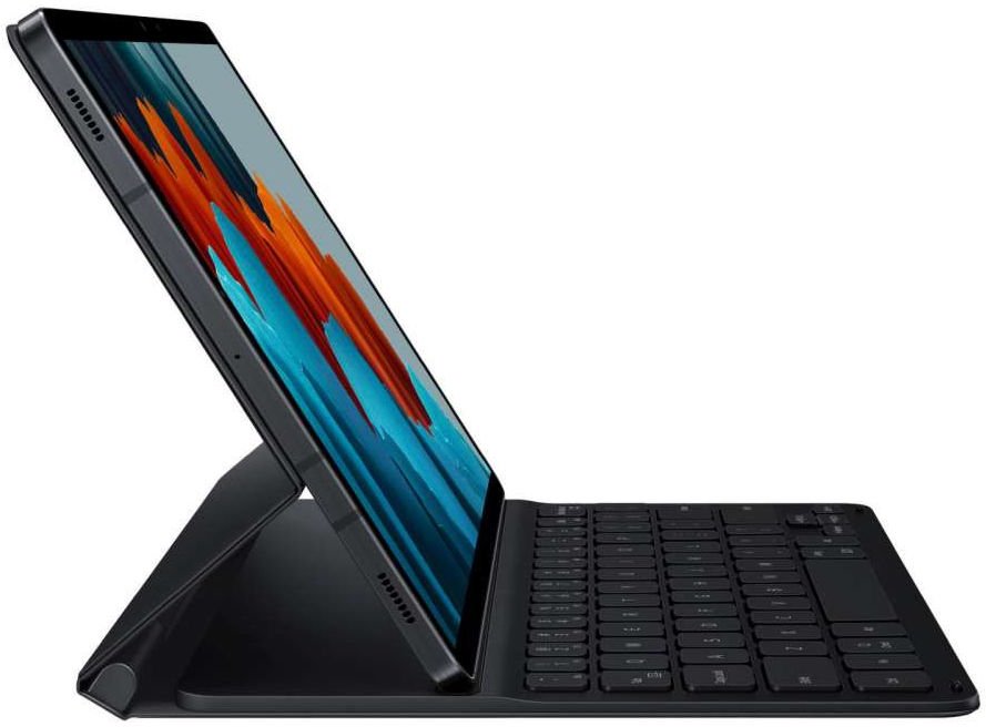 Originele Samsung Galaxy Tab S8 / S7 Hoes met Toetsenbord Zwart afbeelding 2
