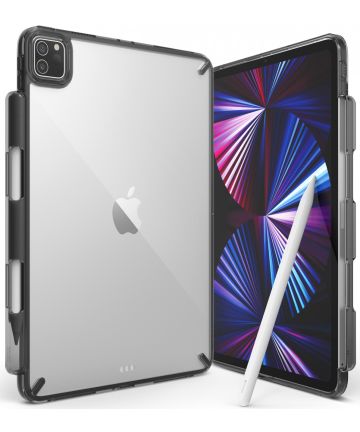Ringke Fusion Apple iPad Pro 11 Hoes Back Cover Transparant Zwart Hoesjes