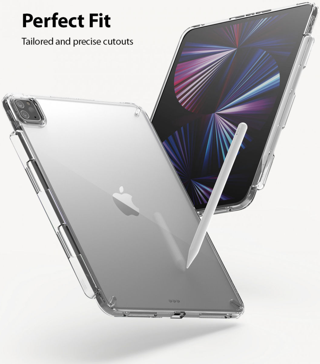 Ringke Fusion Apple iPad Pro 11 Hoes Back Cover Transparant Zwart afbeelding 10