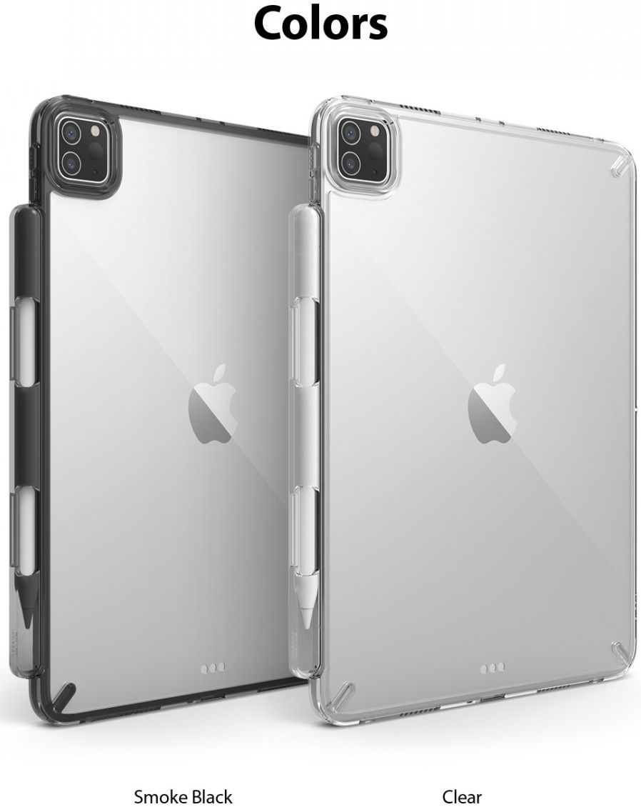 Ringke Fusion Apple iPad Pro 11 Hoes Back Cover Transparant Zwart afbeelding 12