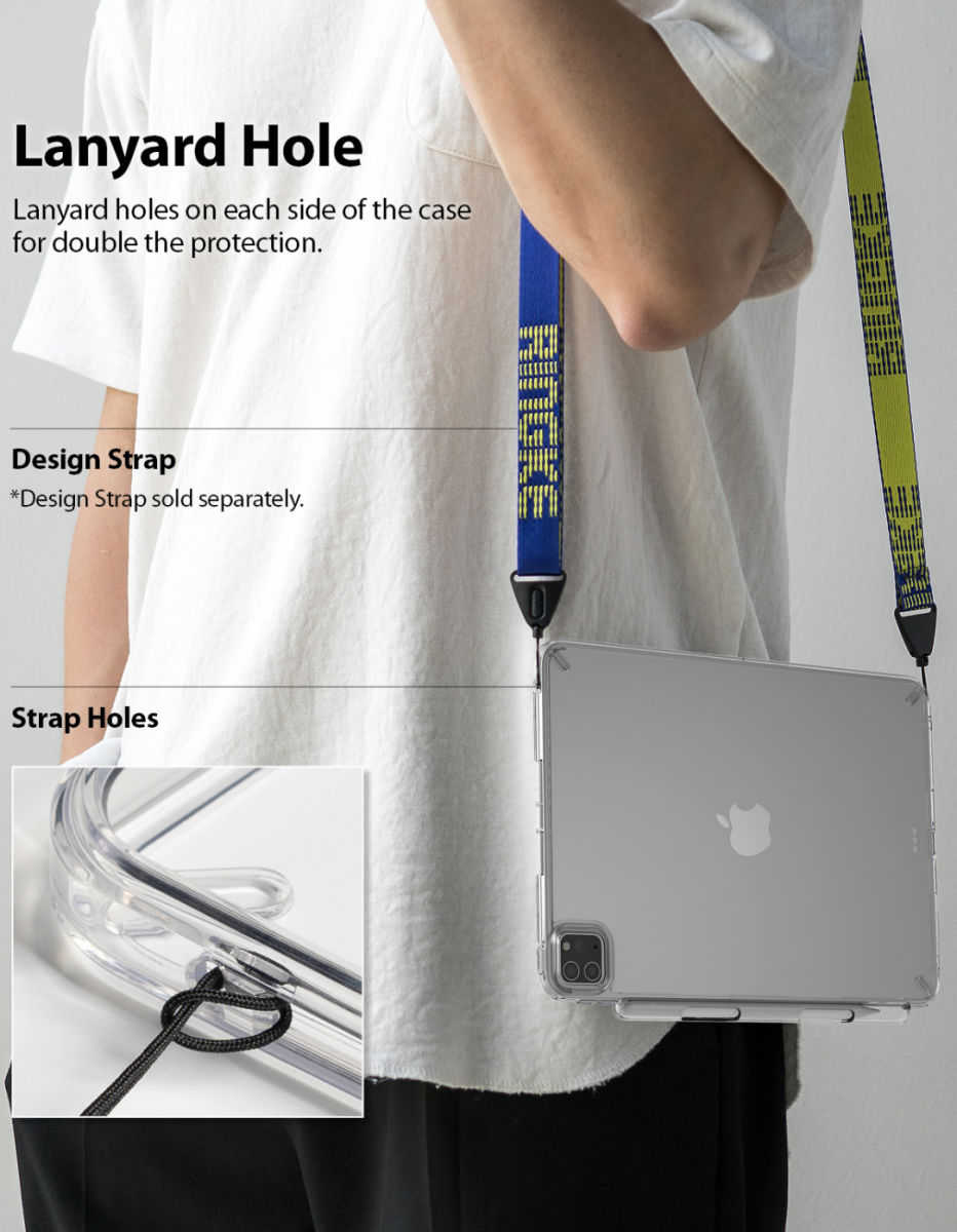 Ringke Fusion Apple iPad Pro 11 Hoes Back Cover Transparant Zwart afbeelding 7
