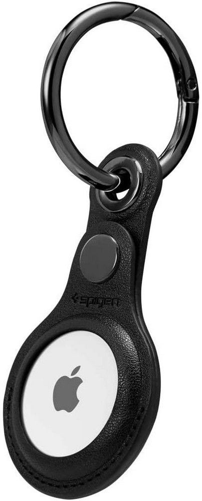 Spigen Valentinus Apple AirTag Hoesje Sleutelhanger Houder Zwart afbeelding 1