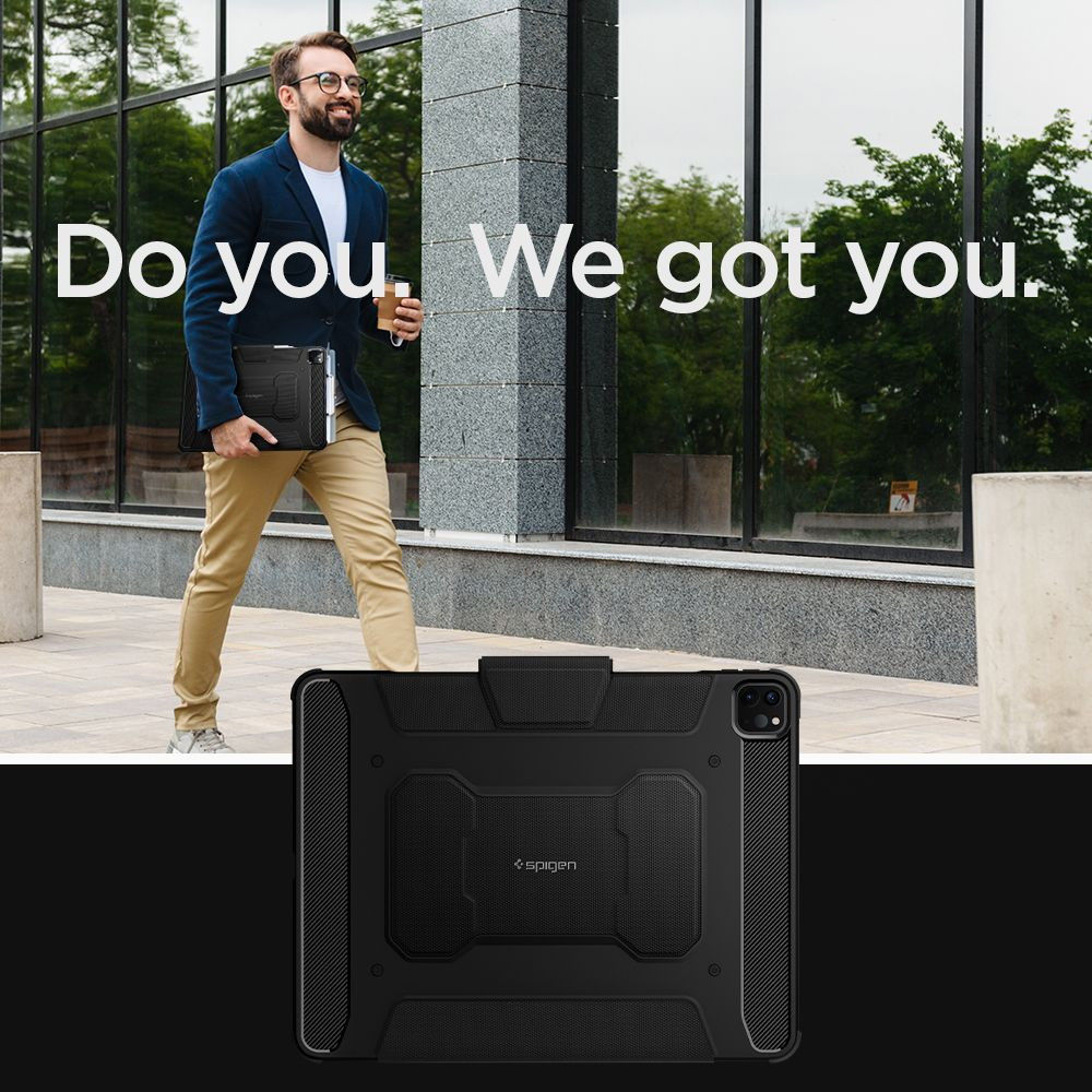 Spigen Rugged Armor Pro Apple iPad Pro 11 (2018/2020/2021) Hoes Zwart afbeelding 9