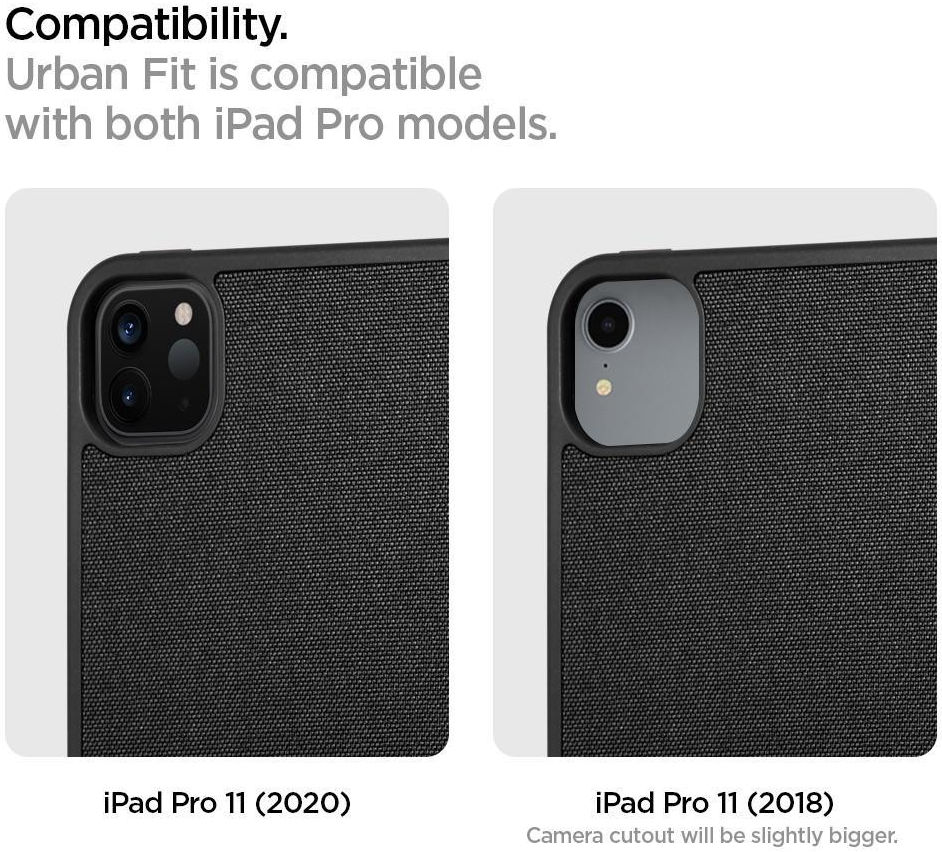 Spigen Urban Fit iPad Pro 11 (2018/2020/2021) Hoes Book Case Zwart afbeelding 11