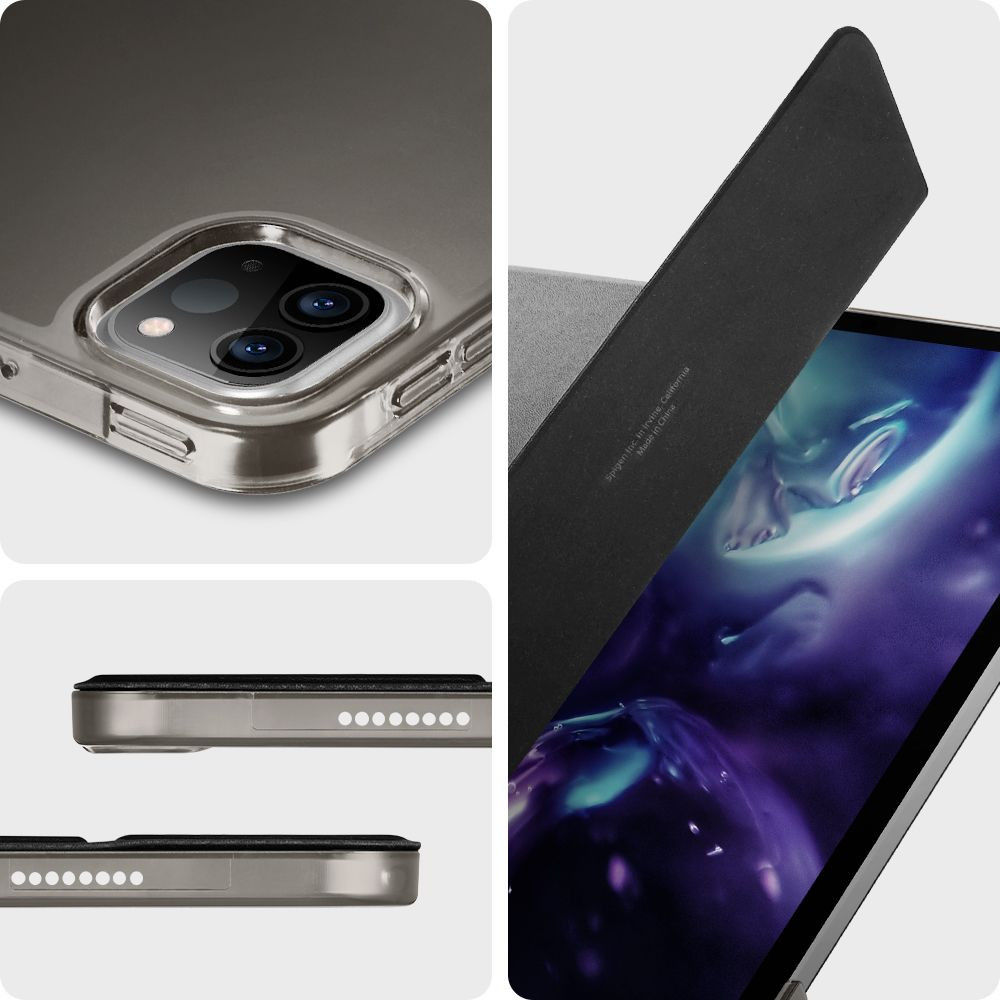 Spigen Smart Fold Apple iPad Pro 11 (2020/2021) Hoes Book Case Zwart afbeelding 11