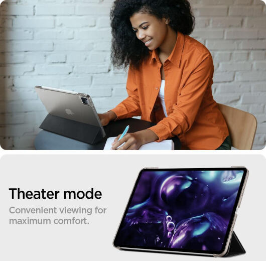 Spigen Smart Fold Apple iPad Pro 11 (2020/2021) Hoes Book Case Zwart afbeelding 14