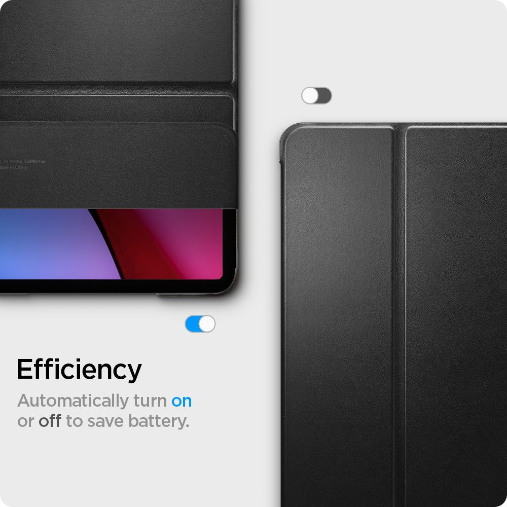 Spigen Smart Fold Apple iPad Pro 12.9 (2021) Hoes Book Case Zwart afbeelding 7