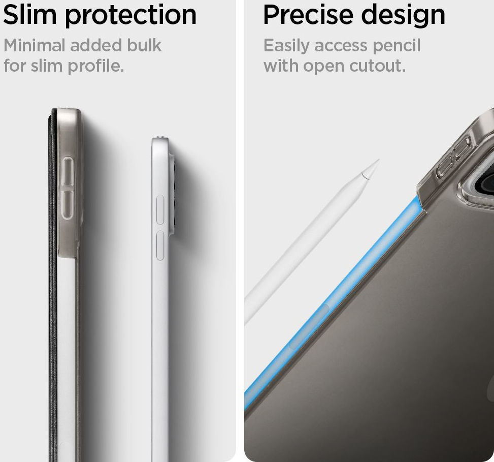 Spigen Smart Fold Apple iPad Pro 12.9 (2021) Hoes Book Case Zwart afbeelding 15