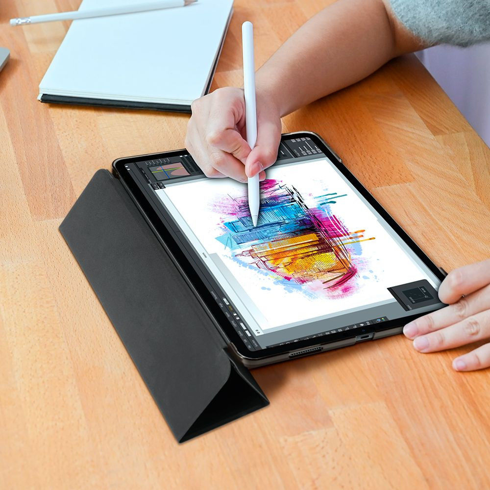 Spigen Smart Fold Apple iPad Pro 12.9 (2021) Hoes Book Case Zwart afbeelding 16