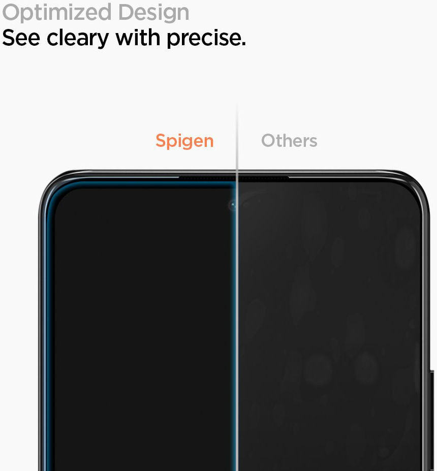 Spigen Glass Xiaomi Redmi Note 10 Tempered Glass Zwart afbeelding 4