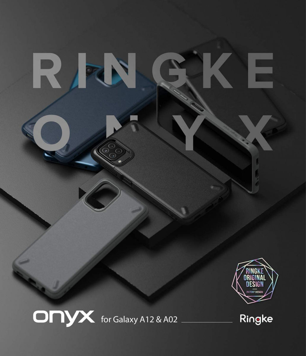 Ringke Onyx Samsung Galaxy A12 Hoesje Flexibel TPU Zwart afbeelding 10