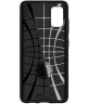 Spigen Rugged Armor Samsung Galaxy A41 Hoesje Back Cover Zwart