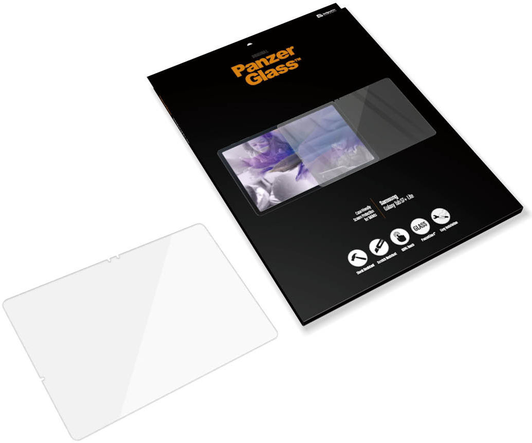 PanzerGlass Samsung Tab S7 Plus Lite Screen Protector Case Friendly afbeelding 5