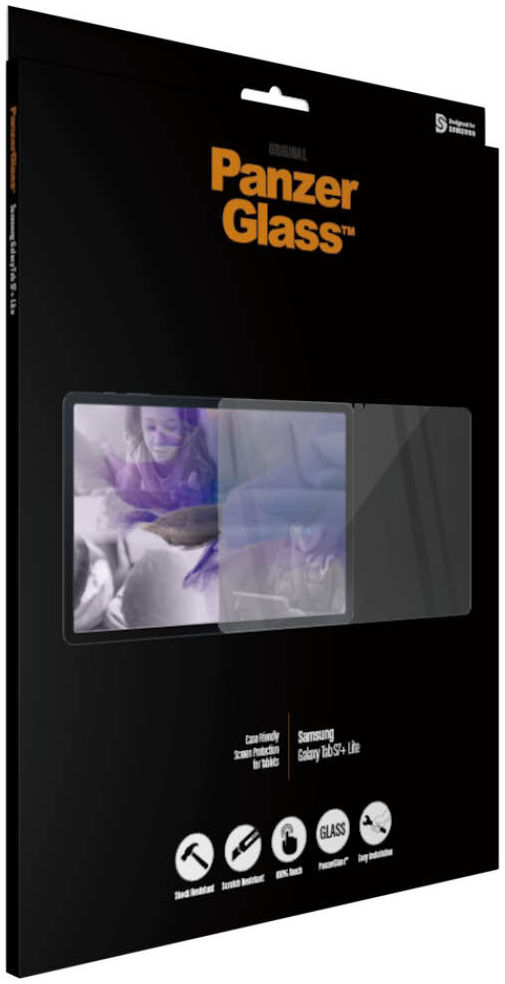 PanzerGlass Samsung Tab S7 Plus Lite Screen Protector Case Friendly afbeelding 6