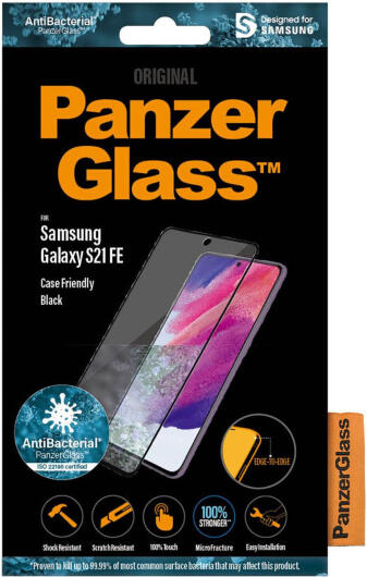 PanzerGlass Samsung Galaxy S21 FE Screen Protector Antibacterieel afbeelding 5
