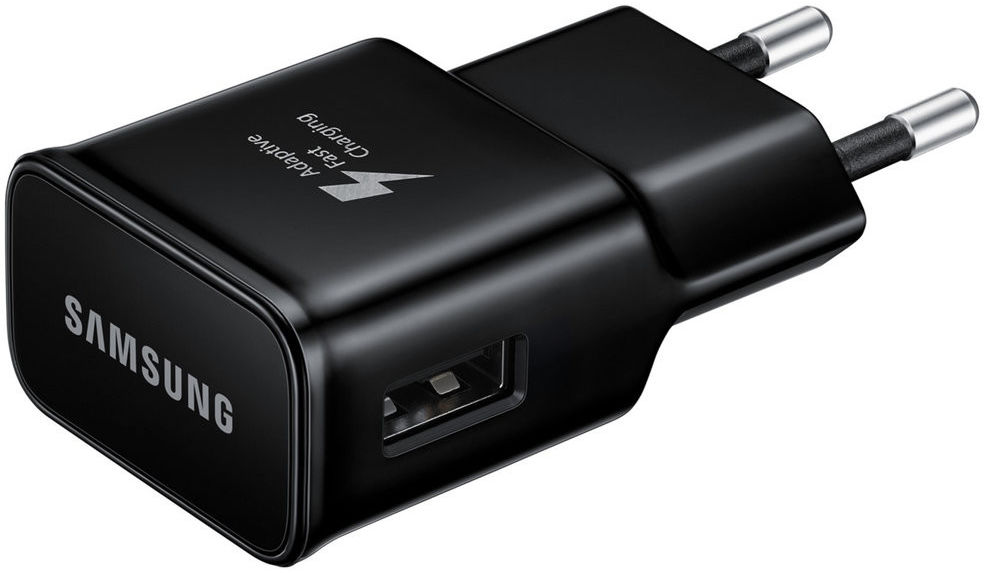 Originele Samsung 15W Travel Adapter Fast Charge USB-A Adapter Zwart afbeelding 1