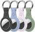 Dux Ducis Apple AirTag Sleutelhanger Zwart/Roze/Blauw/Groen (4-Pack) afbeelding 1