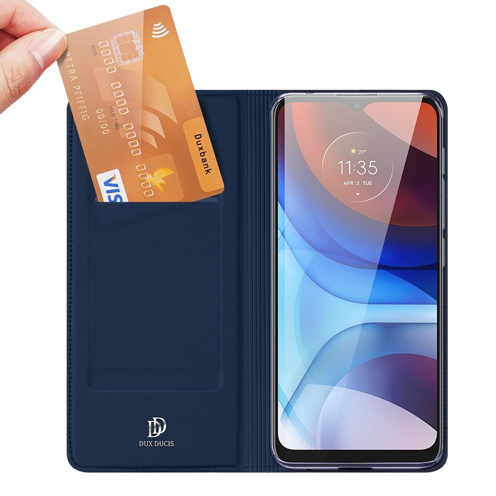 Dux Ducis Skin Pro Series Motorola Moto E7(i) Power Hoesje Blauw afbeelding 2
