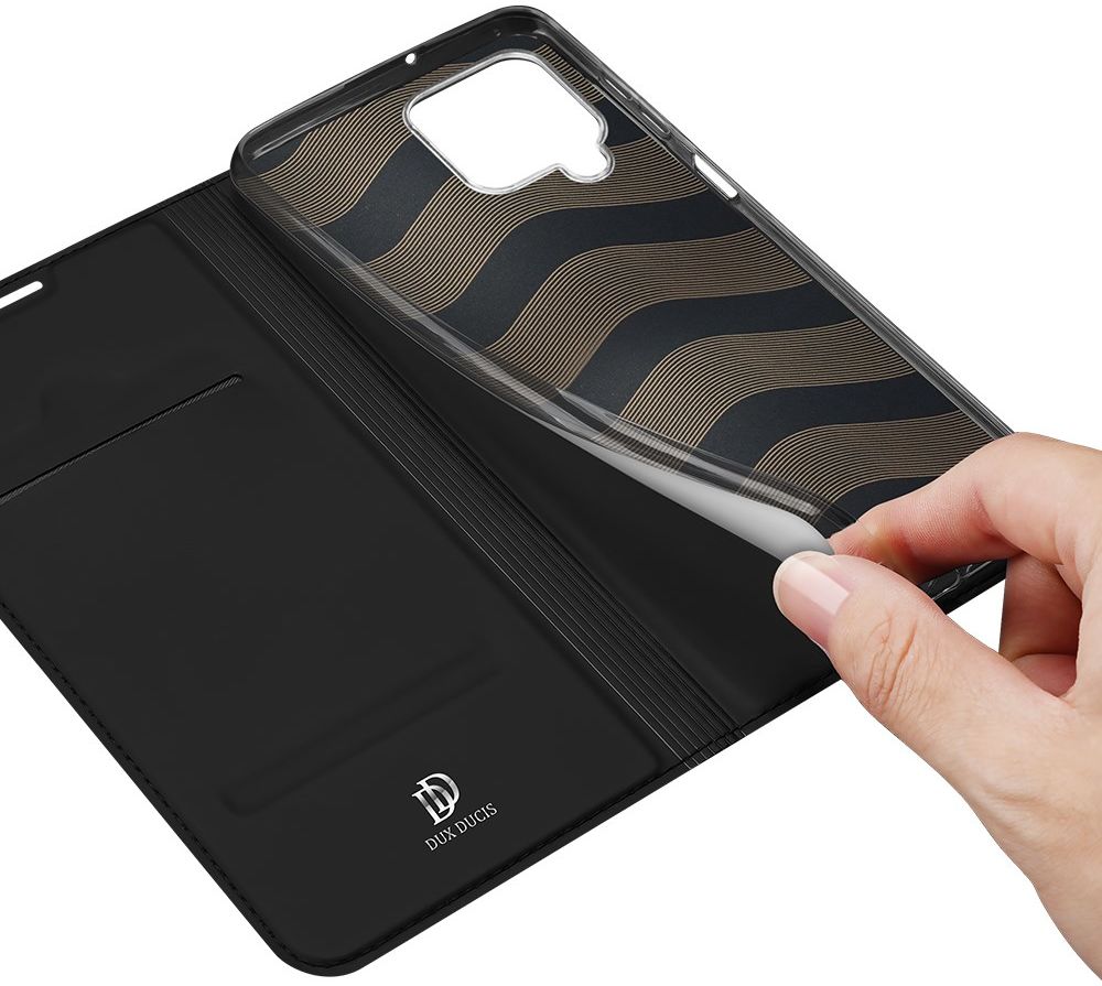 Dux Ducis Skin Pro Series Samsung Galaxy M22 / A22 4G Hoesje Zwart afbeelding 4