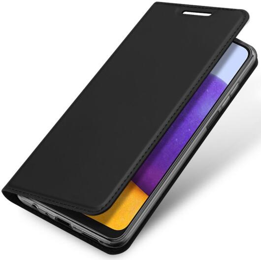 Dux Ducis Skin Pro Series Samsung Galaxy M22 / A22 4G Hoesje Zwart afbeelding 1