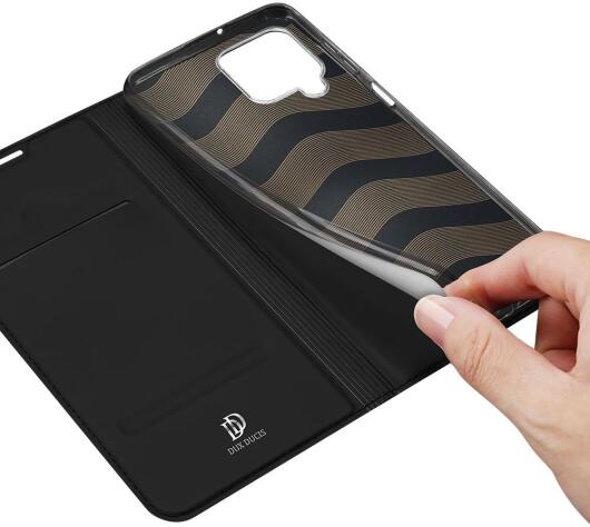 Dux Ducis Skin Pro Series Samsung Galaxy M22 / A22 4G Hoesje Zwart afbeelding 4