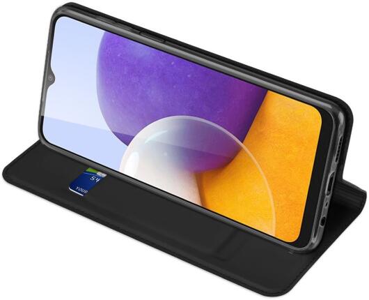 Dux Ducis Skin Pro Series Samsung Galaxy M22 / A22 4G Hoesje Zwart afbeelding 7