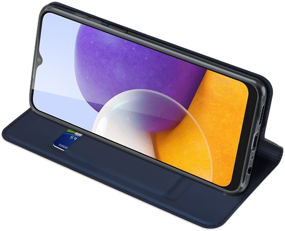 Dux Ducis Skin Pro Series Samsung Galaxy M22 / A22 4G Hoesje Blauw afbeelding 7