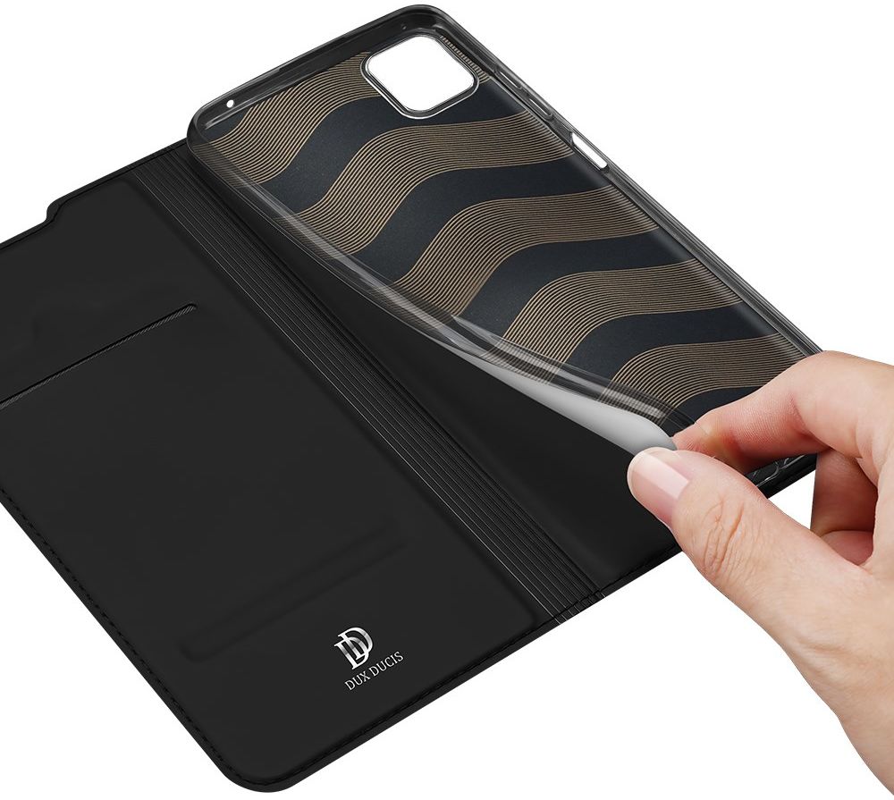 Dux Ducis Skin Pro Series Samsung Galaxy A22 5G Hoesje Zwart afbeelding 5