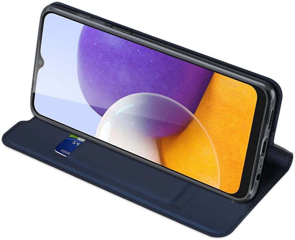 Dux Ducis Skin Pro Series Samsung Galaxy A22 5G Hoesje Blauw afbeelding 7