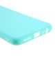 Samsung Galaxy A22 5G Hoesje Dun TPU Matte Back Cover Neon Blauw