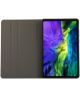 Samsung Galaxy Tab A7 Lite Hoes Two-Fold Book Case Kunstleer Zwart