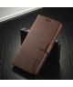 LC.IMEEKE Samsung Galaxy S21 FE Hoesje Wallet Book Case Bruin