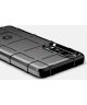 Sony Xperia 1 III Hoesje Shock Proof Rugged Shield Back Cover Grijs