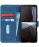 KHAZNEH Sony Xperia 10 III Hoesje Retro Wallet Book Case Blauw